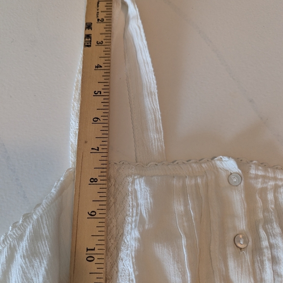 Aerie White Flowy And Lacy Dress, Size Large - Picture 9 of 14